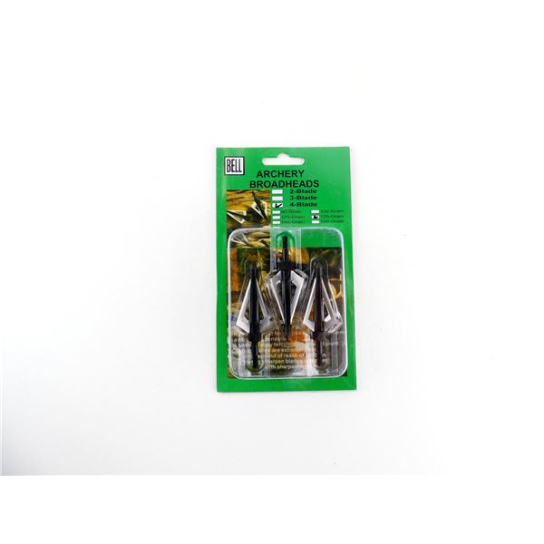 BELL ARCHERY 4-BLADE BROADHEADS LOT