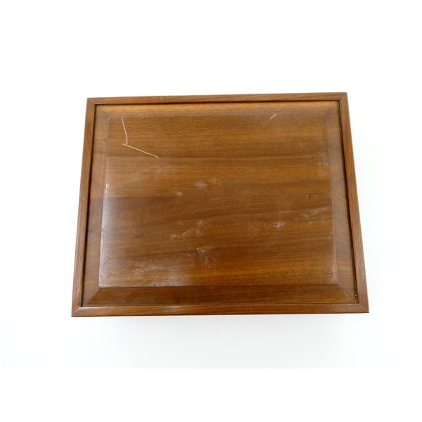 WOODEN PADDED HAND GUN CASE LOT