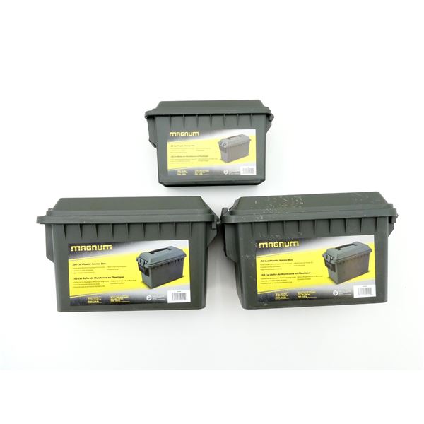 MAGNUM DRY AMMO / STORAGE BOX LOT