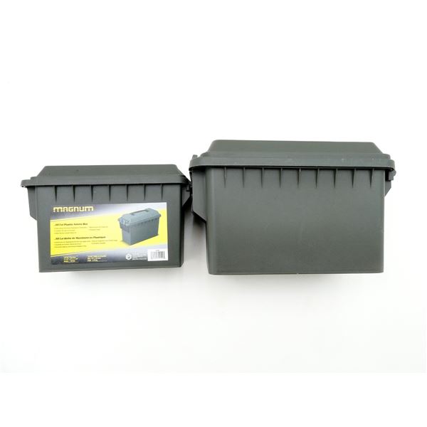 ASSORTED DRY AMMO / STORAGE BOX LOT