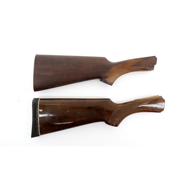 UNKNOWN OVER / UNDER SHOTGUN BUTT STOCKS LOT