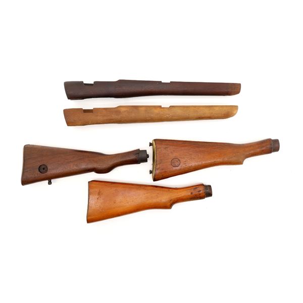 LEE ENFIELD NO. 1 MK III BUTT STOCK AND FOREND LOT