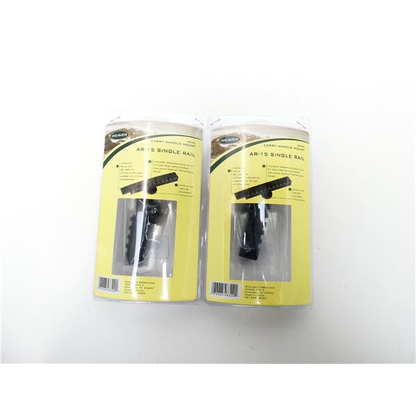 WEAVER AR-15 SINGLE RAIL CARRY HANDLE MOUNT LOT