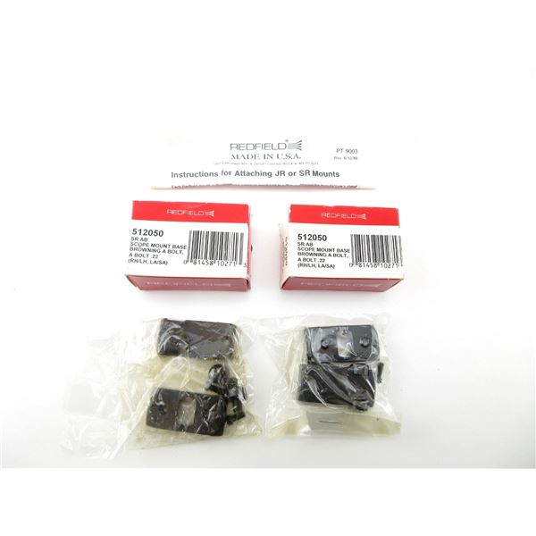 REDFIELD SR AB BROWNING A-BOLT / A-BOLT .22 SCOPE MOUNT BASE LOT