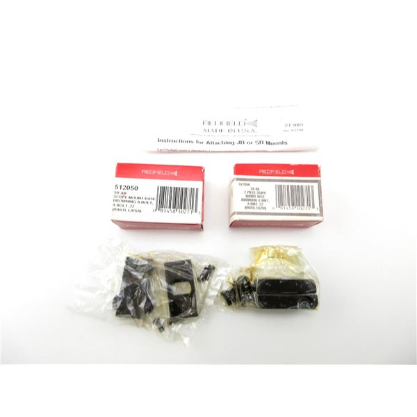 REDFIELD SR AB BROWNING A-BOLT / A-BOLT .22 SCOPE MOUNT BASE LOT