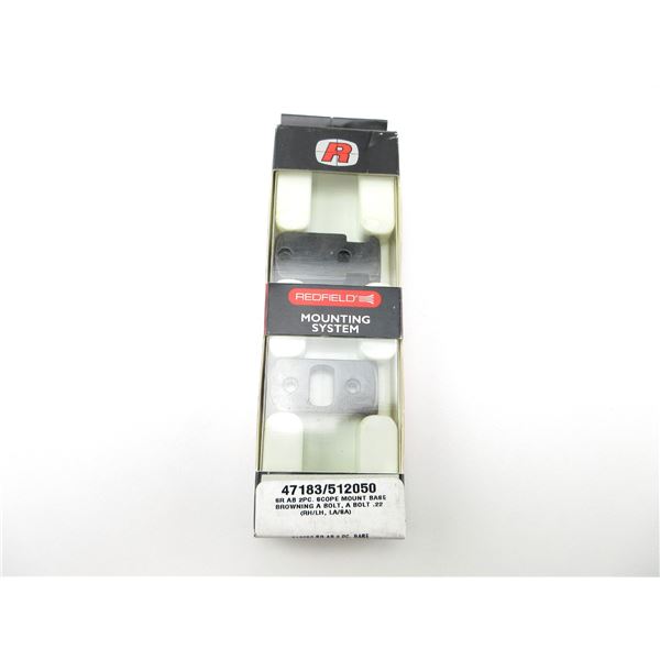 REDFIELD SR AB 2-PIECE BROWNING A-BOLT / A-BOLT .22 SCOPE MOUNT BASE