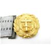 Image 3 : GERMAN KRIEGSMARINE OFFICER'S STYLE BROCADE BELT AND BUCKLE