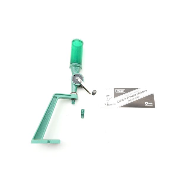 RCBS UNIFLOW POWDER MEASURE AND STAND LOT