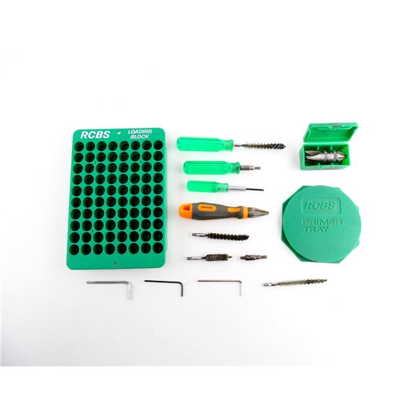 ASSORTED RELOADING ACCESSORIES LOT