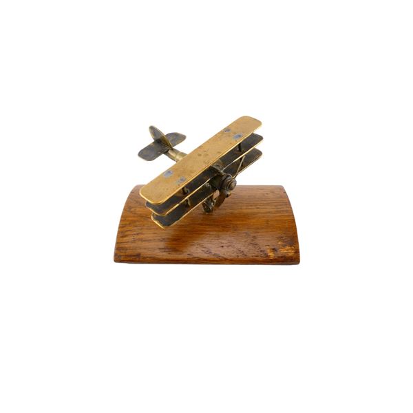 WWI STYLE TRIPLANE TRENCH ART