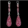 Image 1 : Natural Burma Red Ruby Earrings