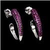 Image 1 : Natural Burma Red Ruby Earrings