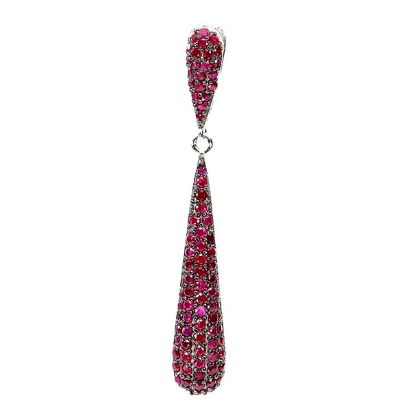 Natural Burma Red Ruby Pendant