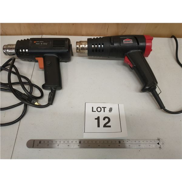 JOBMATE AND BLACK & DECKER HEAT GUNS (2 PCS.)