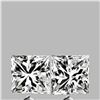 Image 1 : Lab Princess Diamond Pair 5.00 Cts - E/VVS