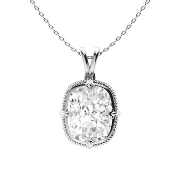 Gold & White Diamonds 2 Cts Necklace - E/VVS