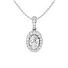 Image 1 : Gold & White Diamonds 3 Cts Necklace - E/VVS