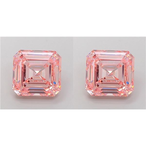 Fancy Pink Diamond Pair 10.07 Cts - VS