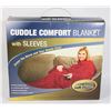 Image 1 : NEW CUDDLE COMFORT BLANKET WITH SLEEVES