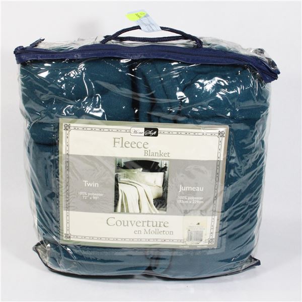 NEW FLEECE BLANKET TWIN SIZE 72" X 90"