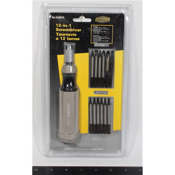 NEW ULTRA PRO 12 IN 1 SCREWDRIVER