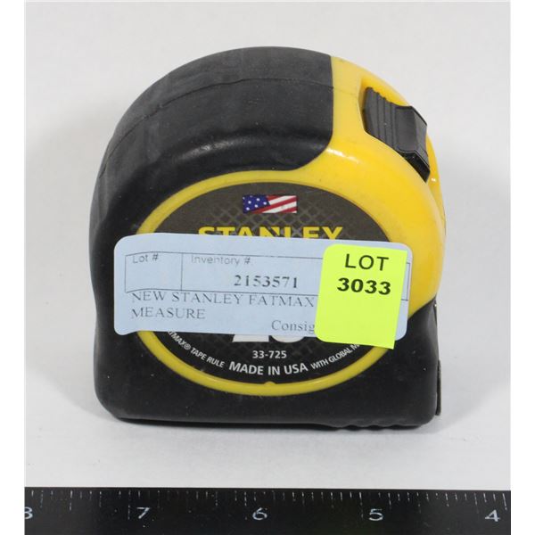 NEW STANLEY FATMAX 25' TAPE MEASURE
