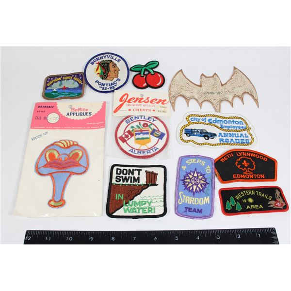 LOT OF BAG OF OLD PATCHES