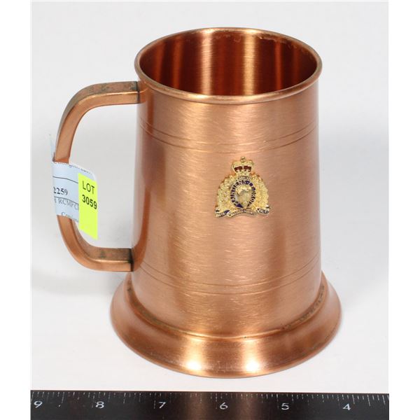BEER STEIN WITH RCMP CREST