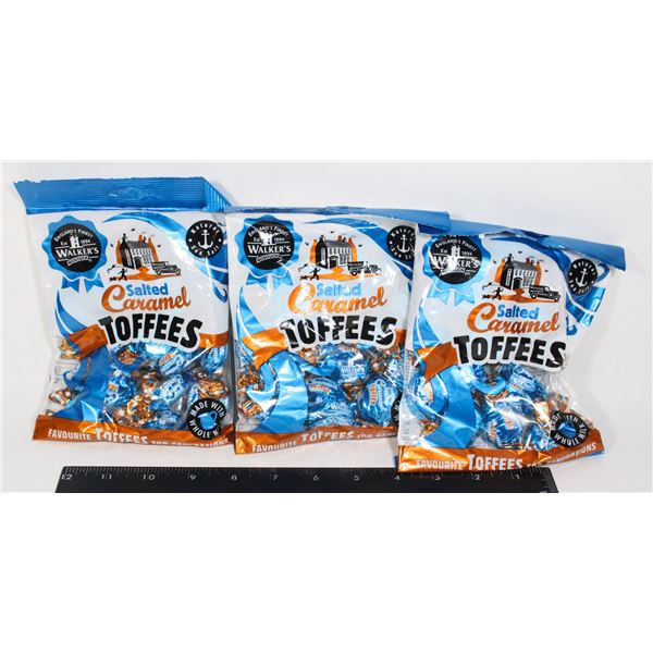 PACK OF 3 ENGLAND'S FINEST SALTED CARAMEL TOFFEES