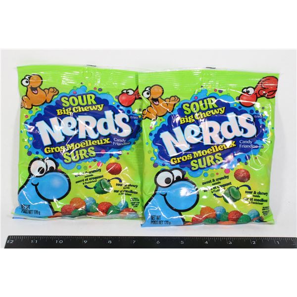 PAIR OF SOUR BIG CHEWY NERDS 170G
