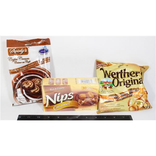 BAG OF WERTHER'S ORIGINAL, NIPS, SWIRLY'S