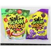 Image 1 : PAIR OF SOUR PATCH KIDS ORIGINAL & GRAPE