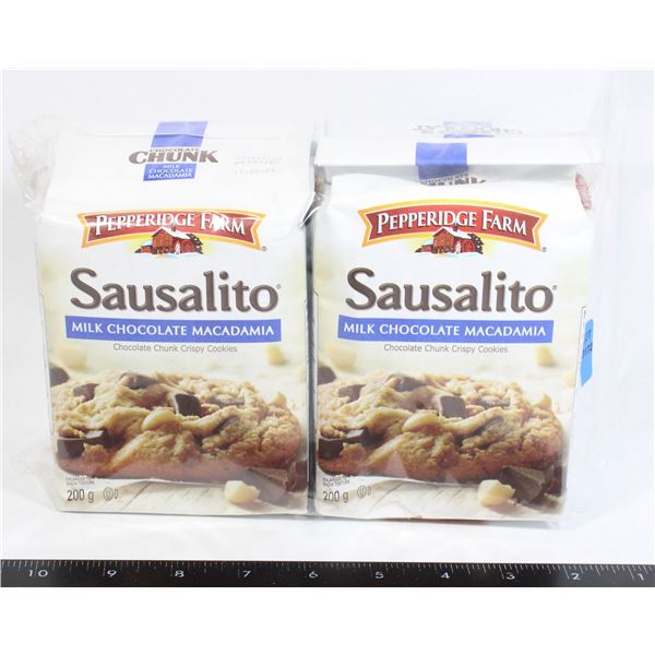 TWO PACKS OF MILK CHOCOLATE MACADAMIA CHOCOLATE