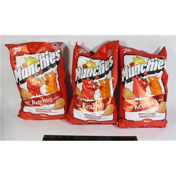 THREE PACK OF MUNCHIES TANGY KETCHUP 200G EACH