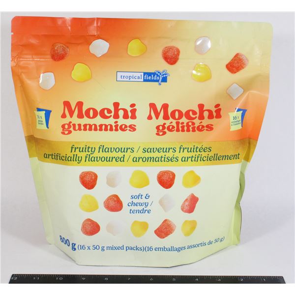 TROPICAL FIELDS MINI MOCHI GUMMIES FRUITY FLAVORS