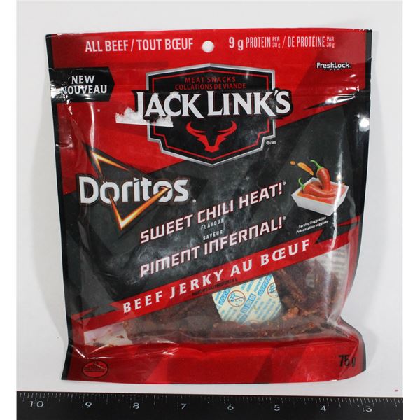 JACK LINK'S SWEET CHILI HEAT DORITOS BEEF JERKY