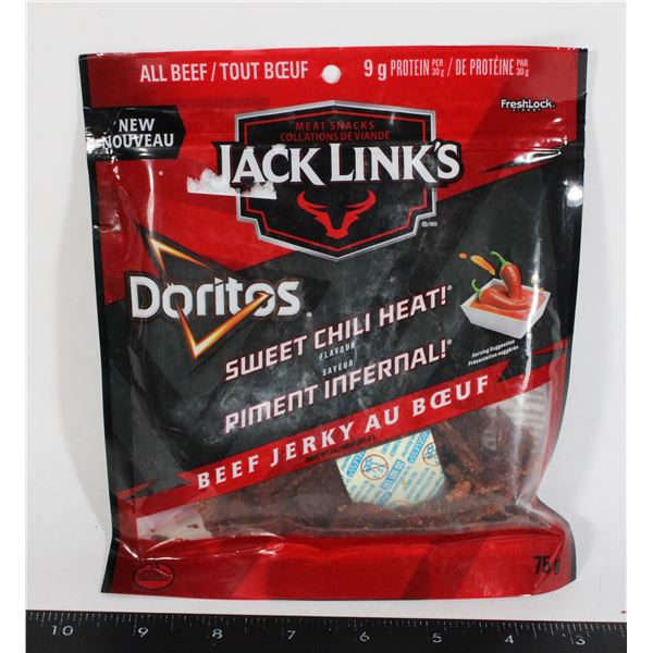 JACK LINK'S SWEET CHILI HEAT DORITOS BEEF JERKY
