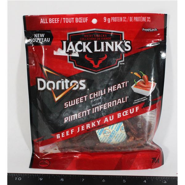 JACK LINK'S SWEET CHILI HEAT DORITOS BEEF JERKY