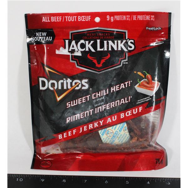 JACK LINK'S SWEET CHILI HEAT DORITOS BEEF JERKY