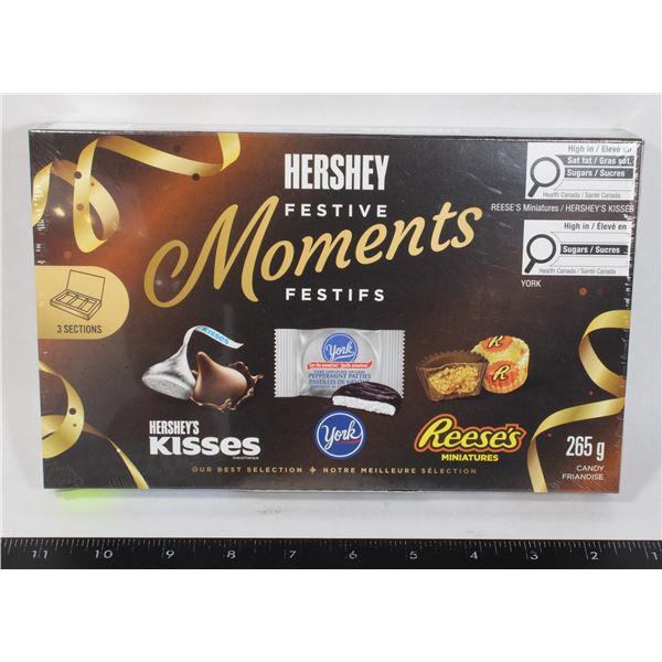 BOX OF HERSHEY FESTIVE MOMENTS CHOCOLATES
