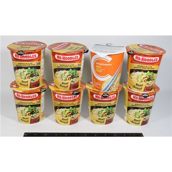 LOT OF BEEF MR NOODLES AND ONE COMPLEMENTS