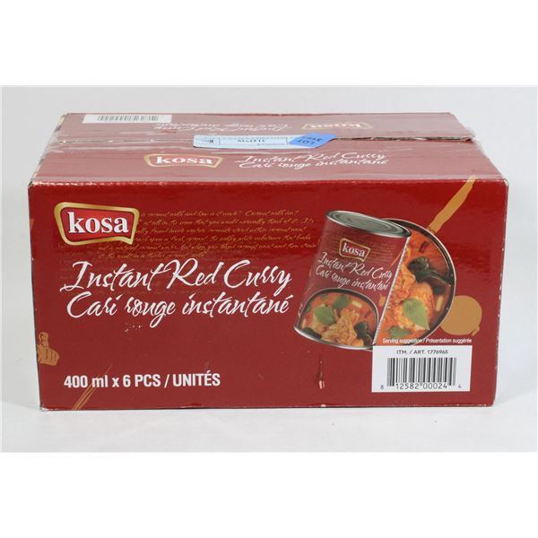 KOSA RED CURRY SAUCE 6-PACK