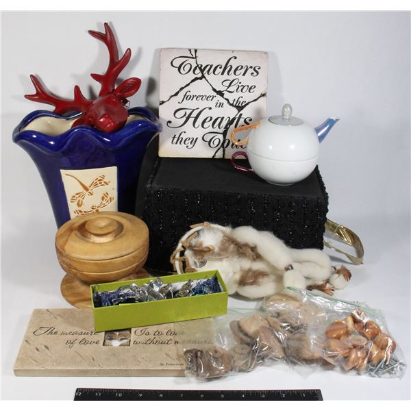 LOT OF ASSORTED HOME DECOR