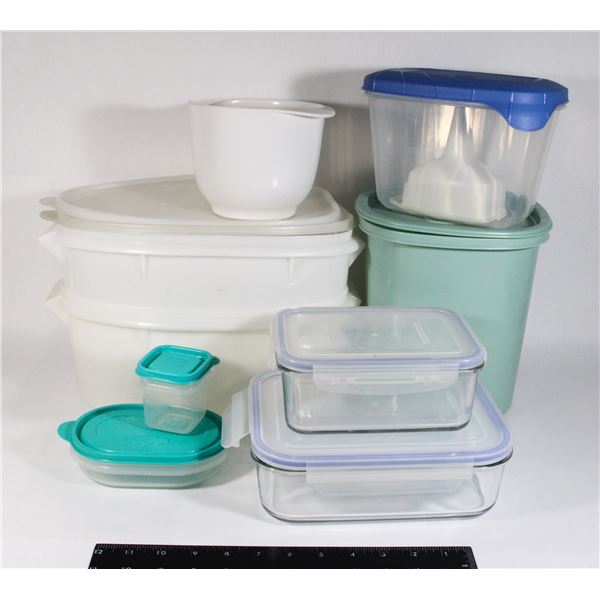 HUGE LOT OF TUPPERWARE AND KITCHENWARE