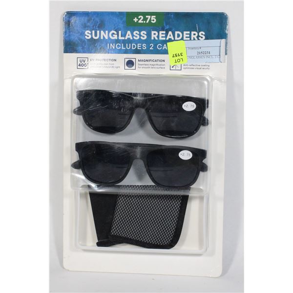 NEW SUNGLASSES INCL. 2 CASES