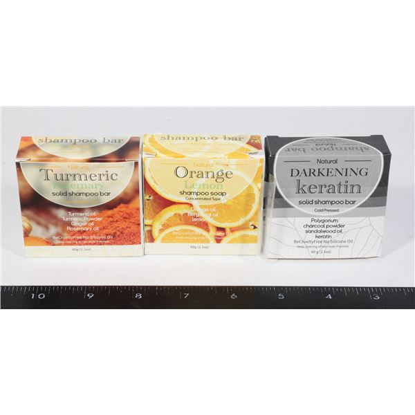 NATURAL SHAMPOO BAR ASSORTED SCENTS