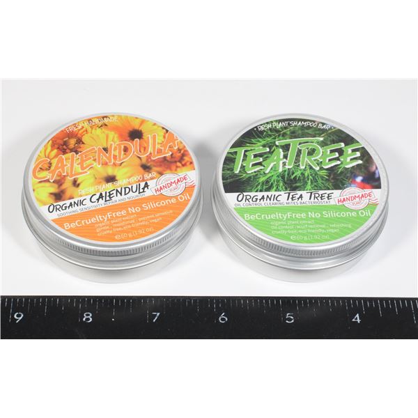 ORGANIC SHAMPOO BARS - CALENDULA / TEA TREE