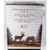 Image 1 : CHRISTMAS REINDEER SCENE SET