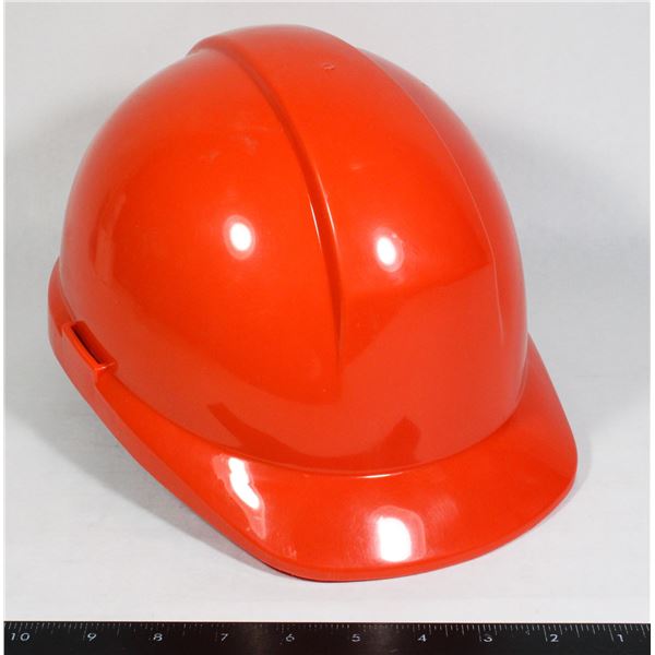 ORANGE HARD HAT WITH ADJUSTER