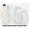 Image 1 : VINTAGE GLASS BOTTLE COLLECTION